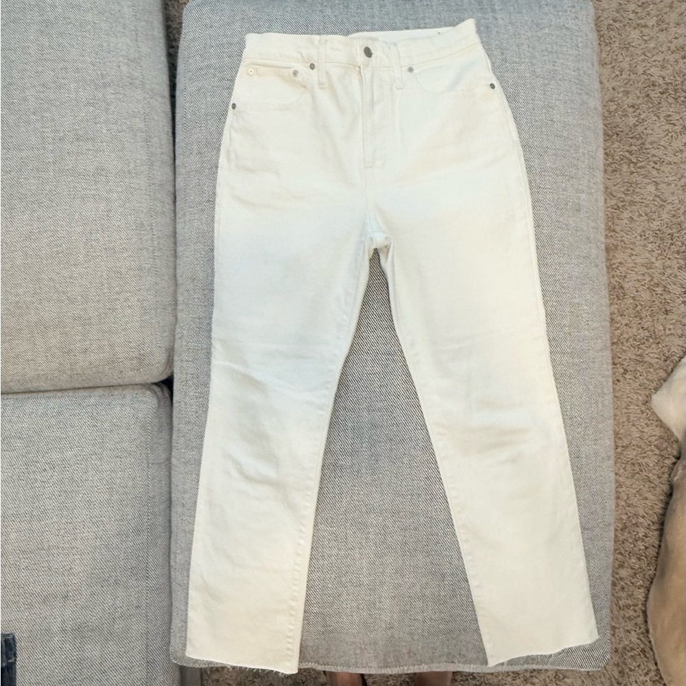 Madewell Women's Cream Jeans